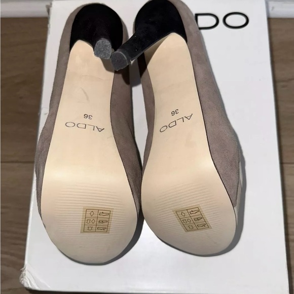 Brand New Aldo Kovac Platform Stiletto Almond toe High Heels - Picture 6 of 7